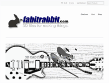 Tablet Screenshot of fabitrabbit.com